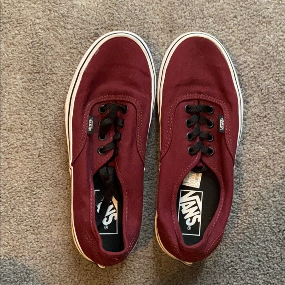 Maroon Vans